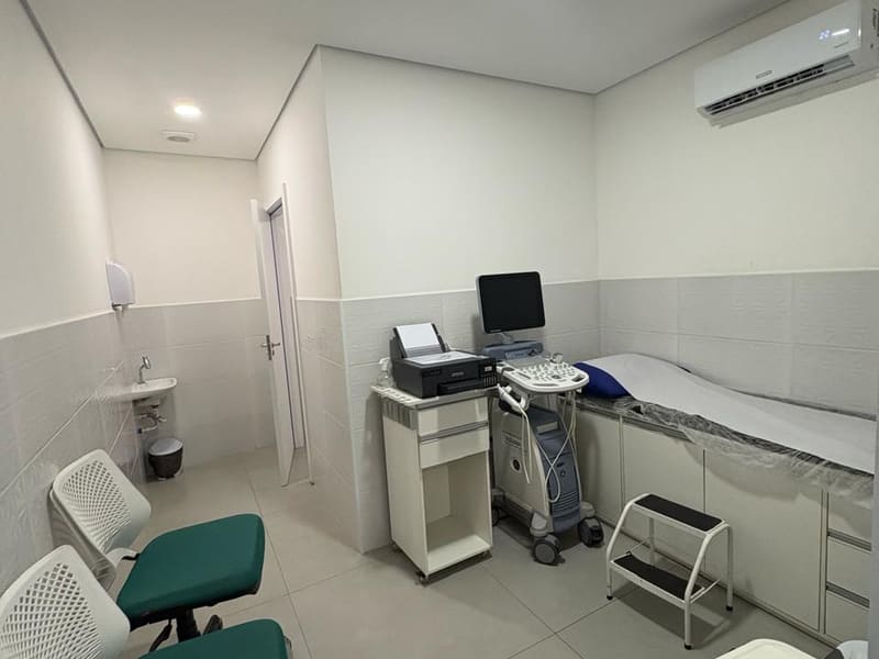 Sala de ultrassom da clinica